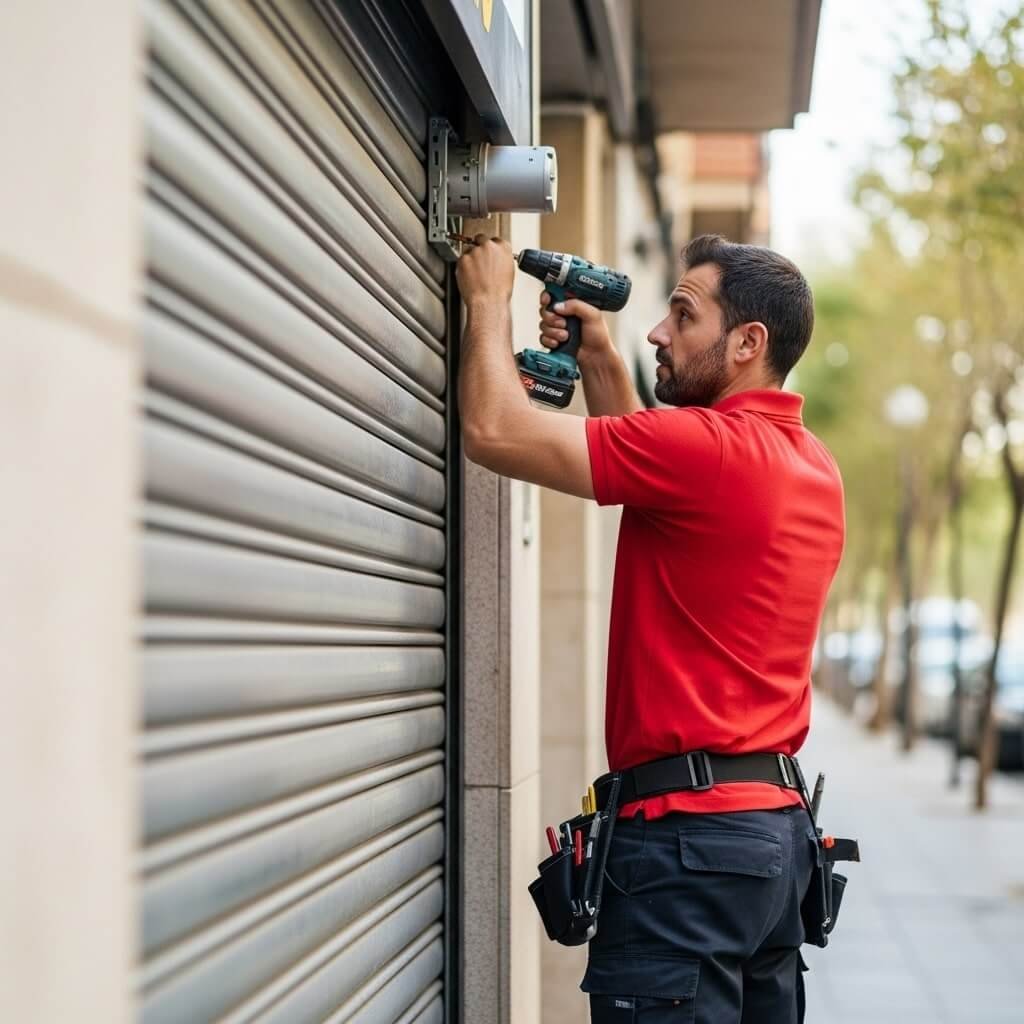 instalar motor persiana metalica Valencia